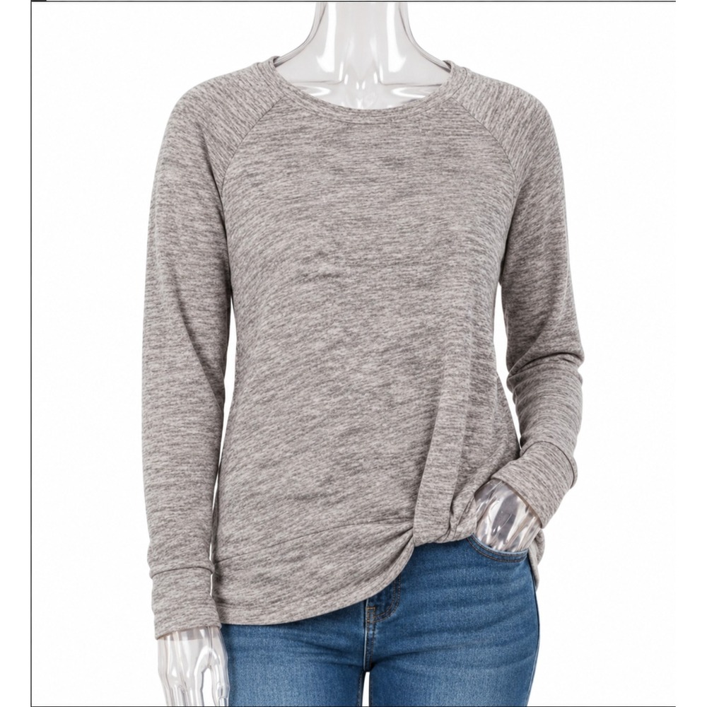 Juicy Couture long sleeve knit sweatshirt with cinched hem SKUW166